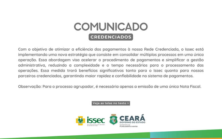 COMUNICADO – CREDENCIADOS