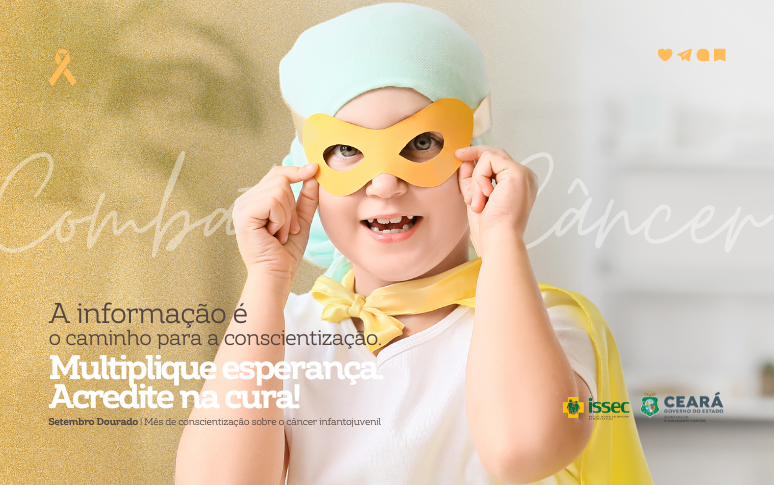 Setembro Dourado | Mês de conscientização sobre o câncer infantojuvenil