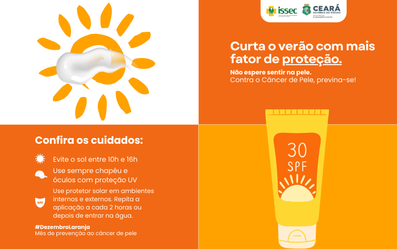 Dezembro Laranja |  Mês de prevenção ao Câncer de Pele