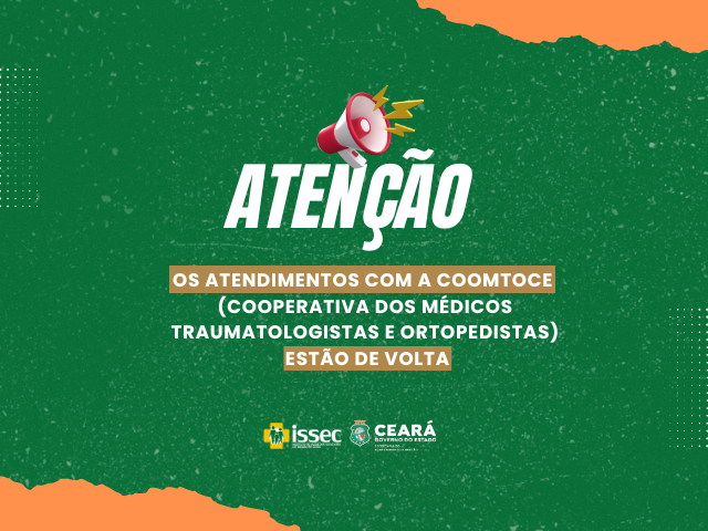 Atenção! Os atendimentos com a COOMTOCE estão de volta