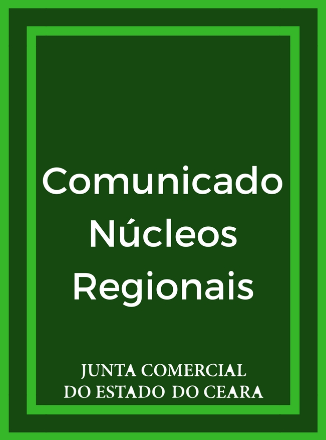 Comunicado – Núcleos Regionais