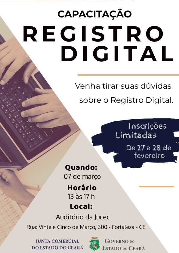 Jucec realiza capacitação sobre registro digital de empresas
