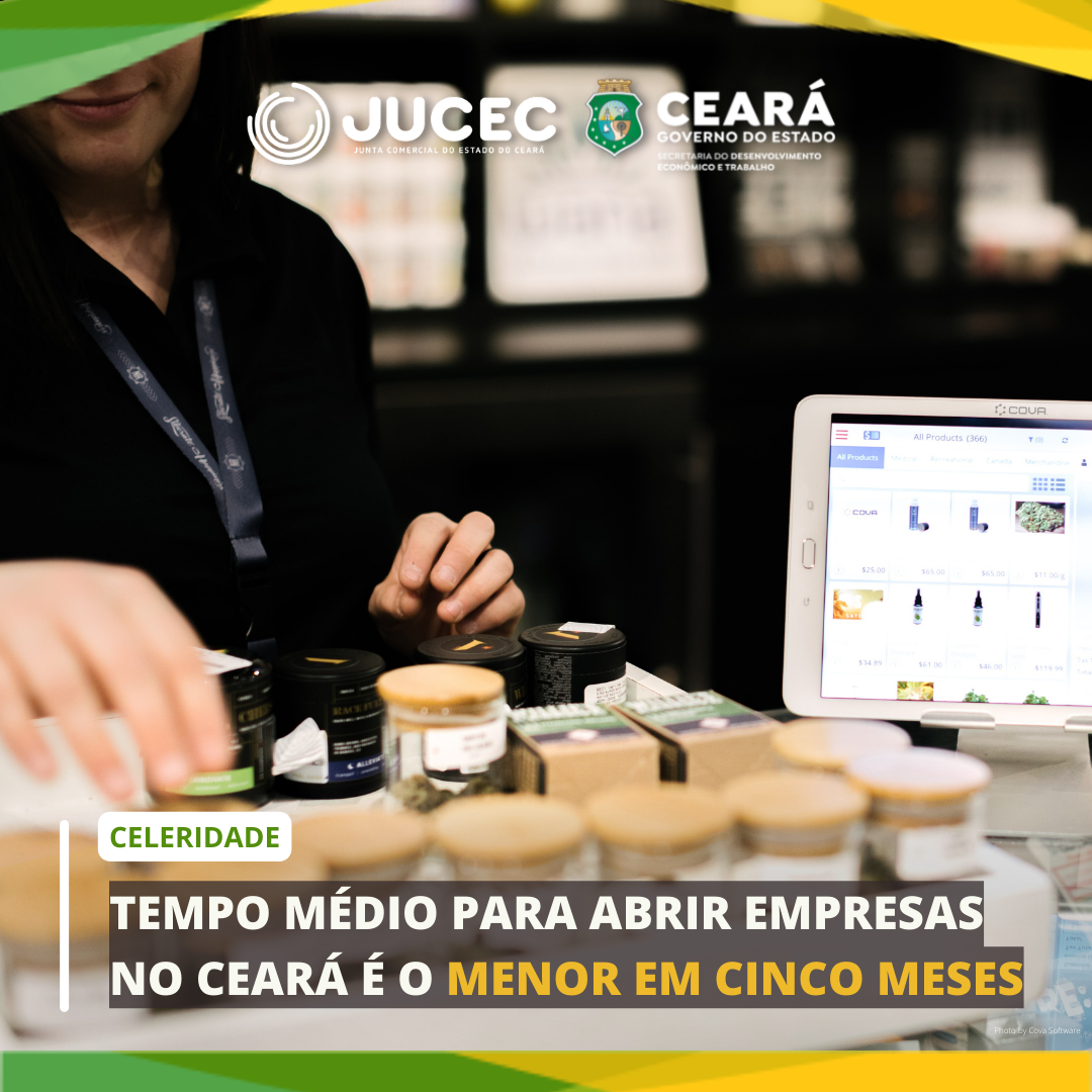 Tempo médio para abrir empresas no Ceará é o menor em cinco meses
