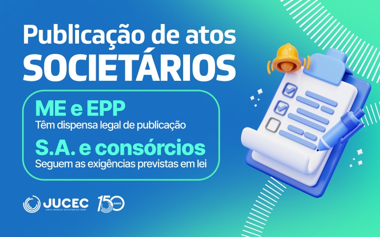 Jucec esclarece regras sobre publicação de atos societários para empresas registradas no Ceará