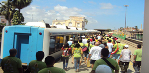 Trem mantém horários normais no Natal
