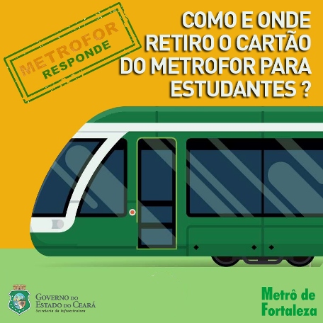 #MetroforResponde nº4 – Como e onde retiro o Cartão do Metrofor para estudantes?