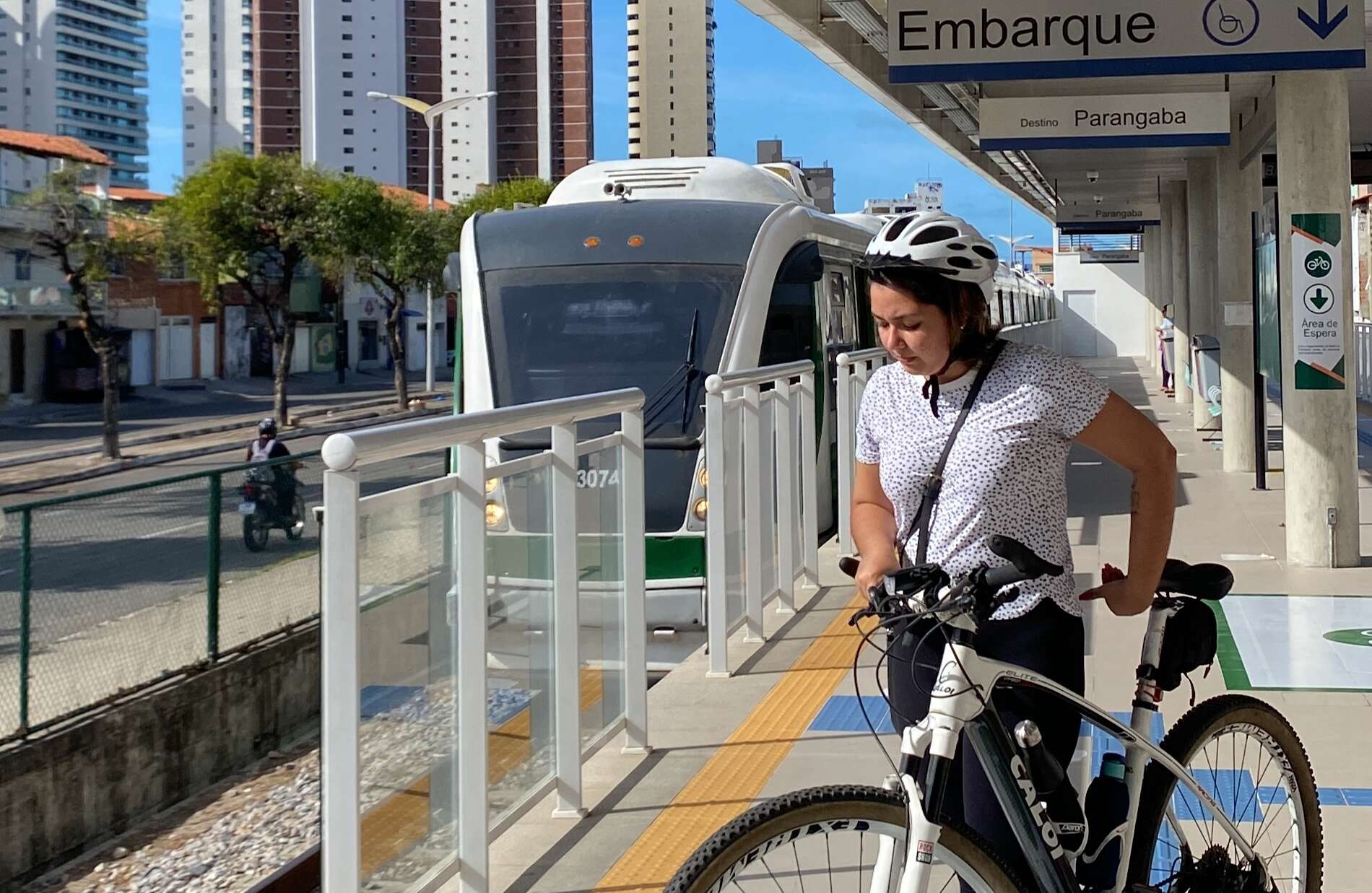 Metrofor amplia integração com bicicletas e libera acesso de bikes no VLT Parangaba-Mucuripe