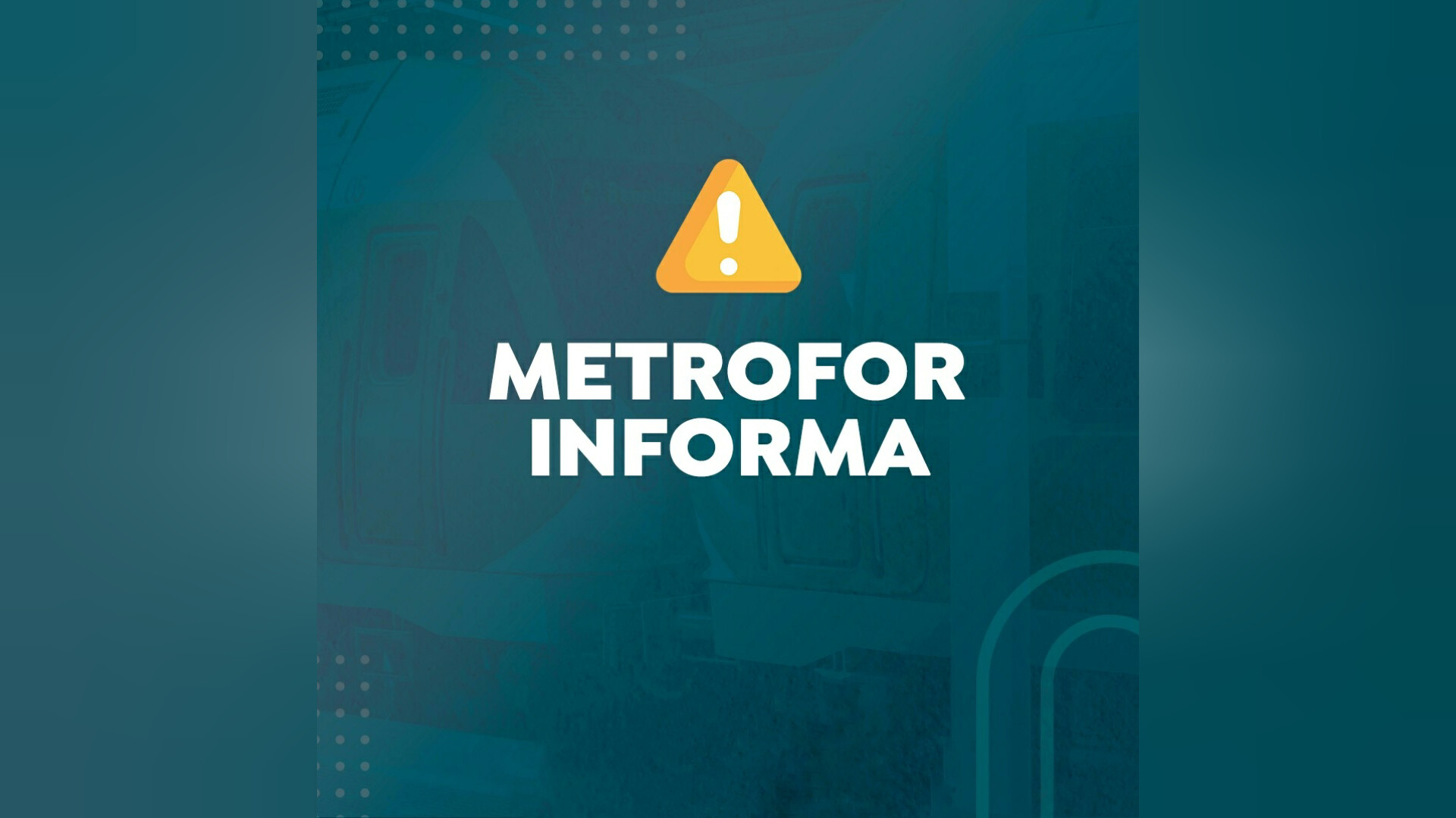 Linhas Nordeste e VLT do Cariri terão suspensão dos serviços no fim de semana. Veja aqui os dias e horários.