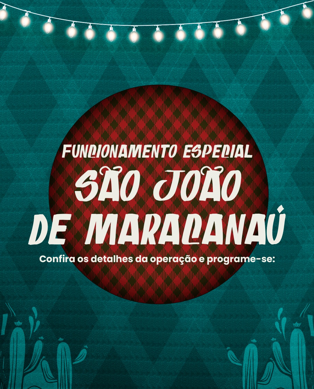 Operação de São João: metrô funcionará nas madrugadas de sábado e domingo no mês de junho