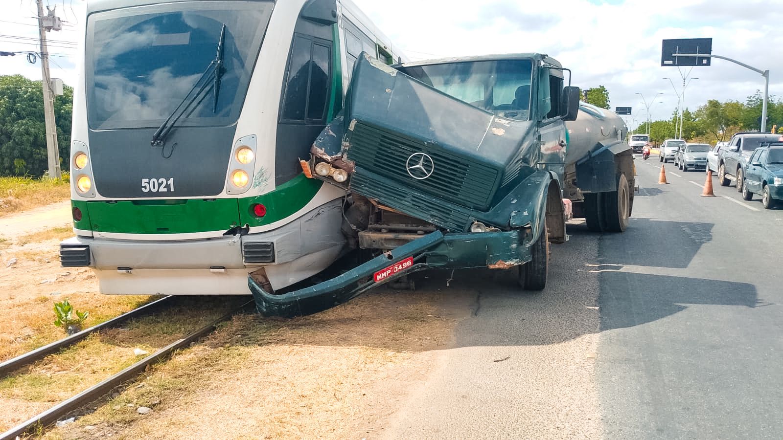 Colisões entre trens e carros caem quase 50% no Ceará no primeiro semestre de 2025