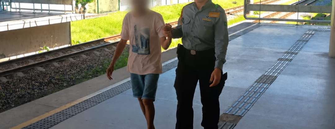 Vigilantes da Metrofor agem rápido e salvam vida de idoso na via férrea