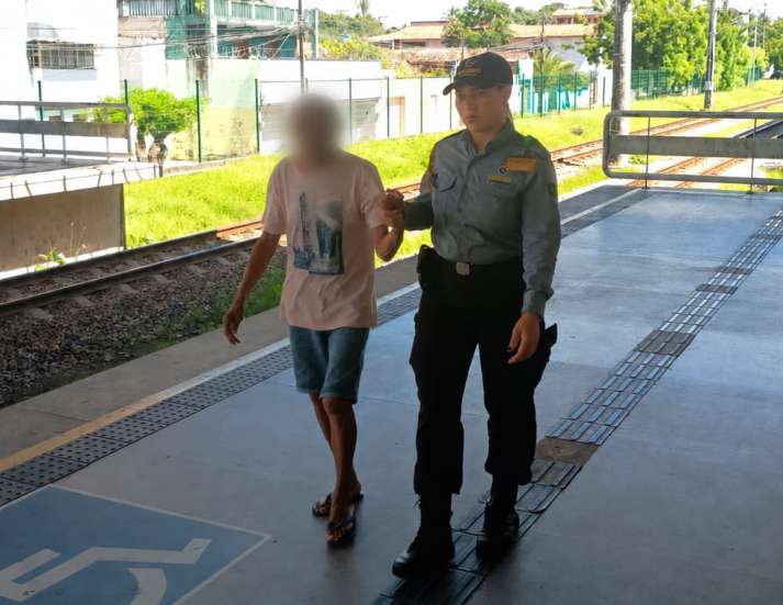 Vigilantes da Metrofor agem rápido e salvam vida de idoso na via férrea