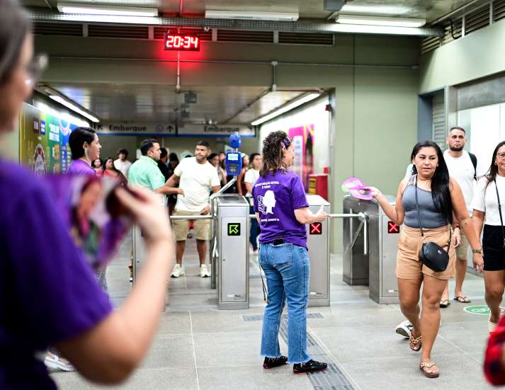 Metrofor reforça alerta contra importunação sexual e orienta como denunciar