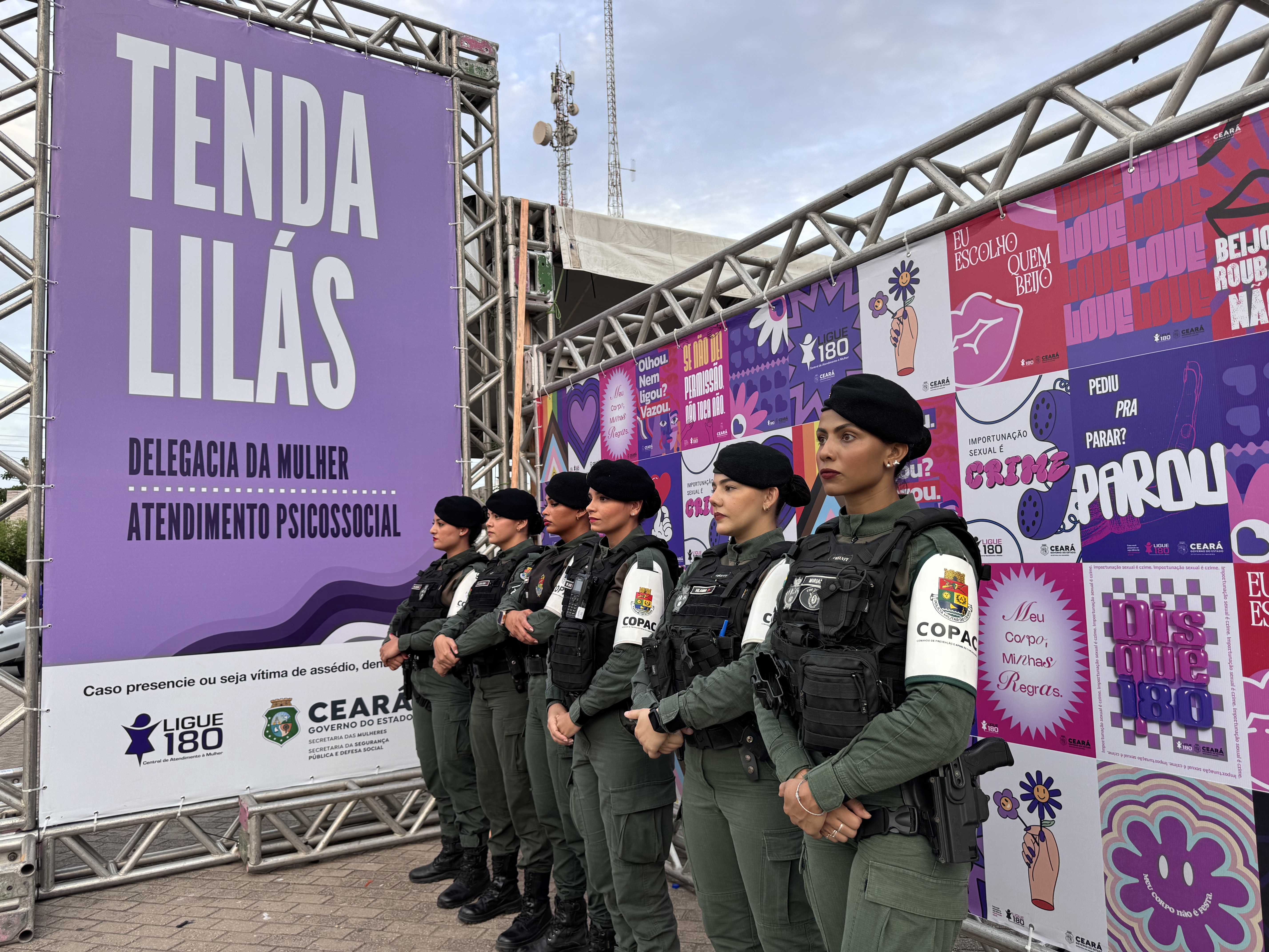 Festberro 2024: Tenda Lilás leva informação e acolhimento às mulheres cearenses