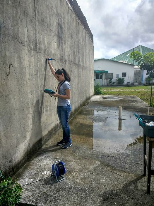 Estudos do Nutec mostram a eficiência do monitoramento de corrosão em concreto com técnica não destrutiva