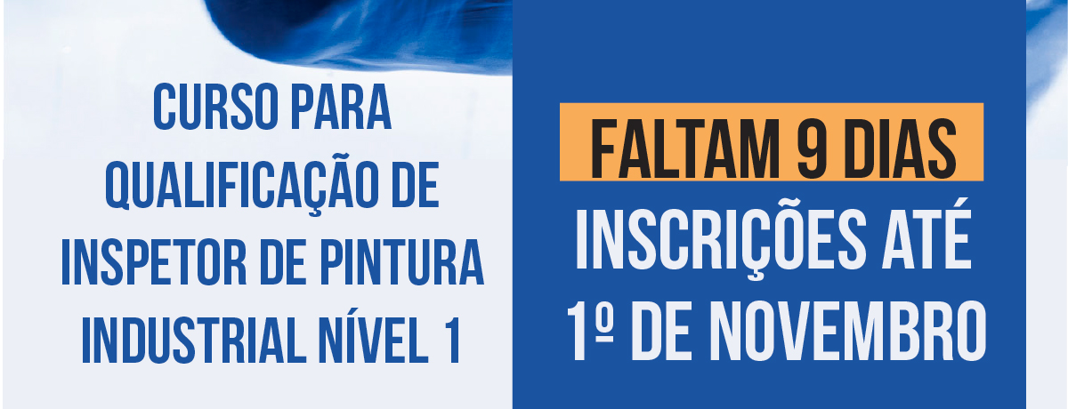 Curso para Qualificação de Inspetor de Pintura Industrial Nível 1