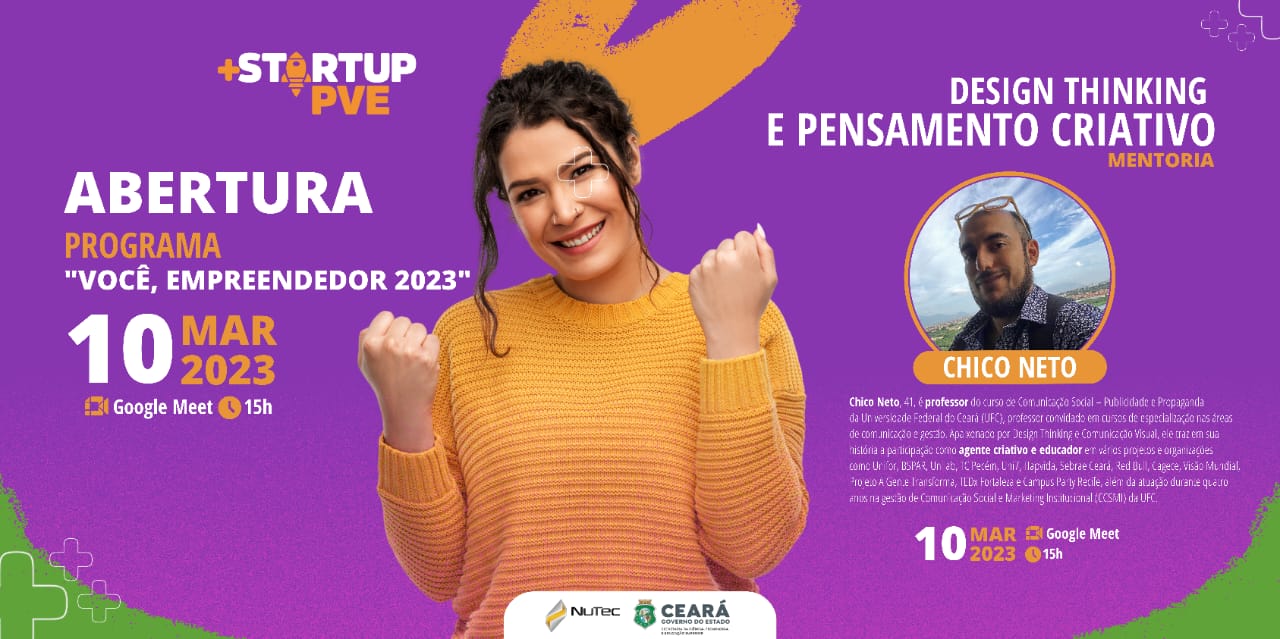PVE: mentoria sobre Design Thinking marca início das atividades em 2023
