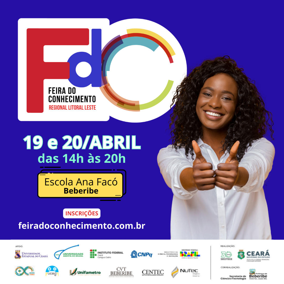 Beberibe recebe edição da Feira do Conhecimento Regional