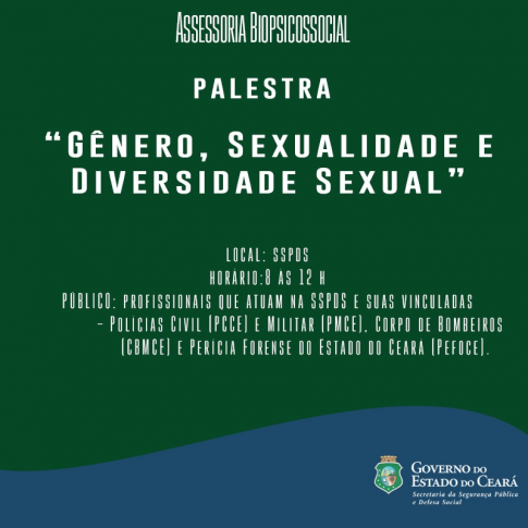 Assessoria Biopsicossocial realiza palestra “Gênero, Sexualidade e Diversidade Sexual” para profissionais de segurança