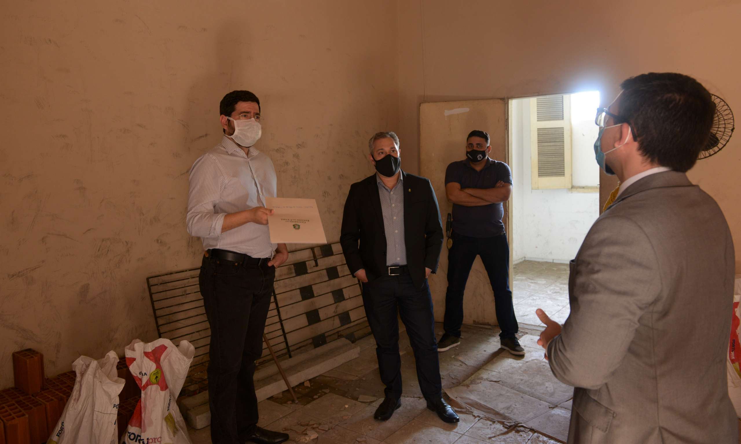Perito geral visita local onde será a sede do Núcleo de Atendimento ao Custodiado