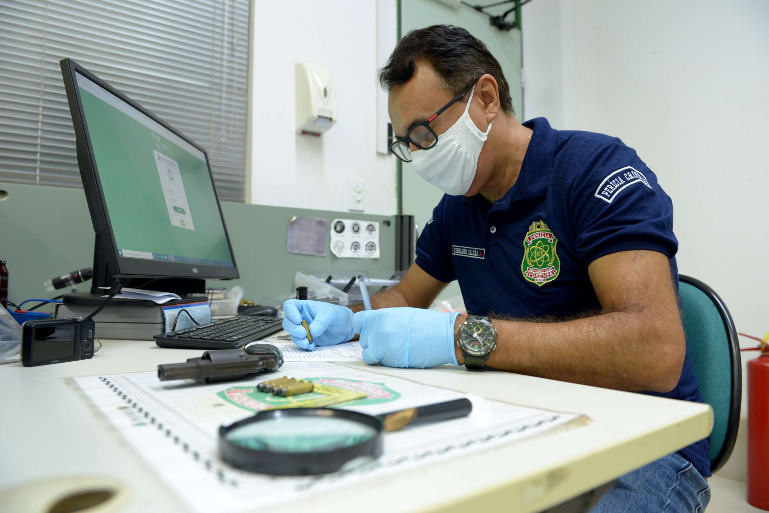 Pefoce fará uso de sistema nacional integrado para auxiliar em perícias balísticas