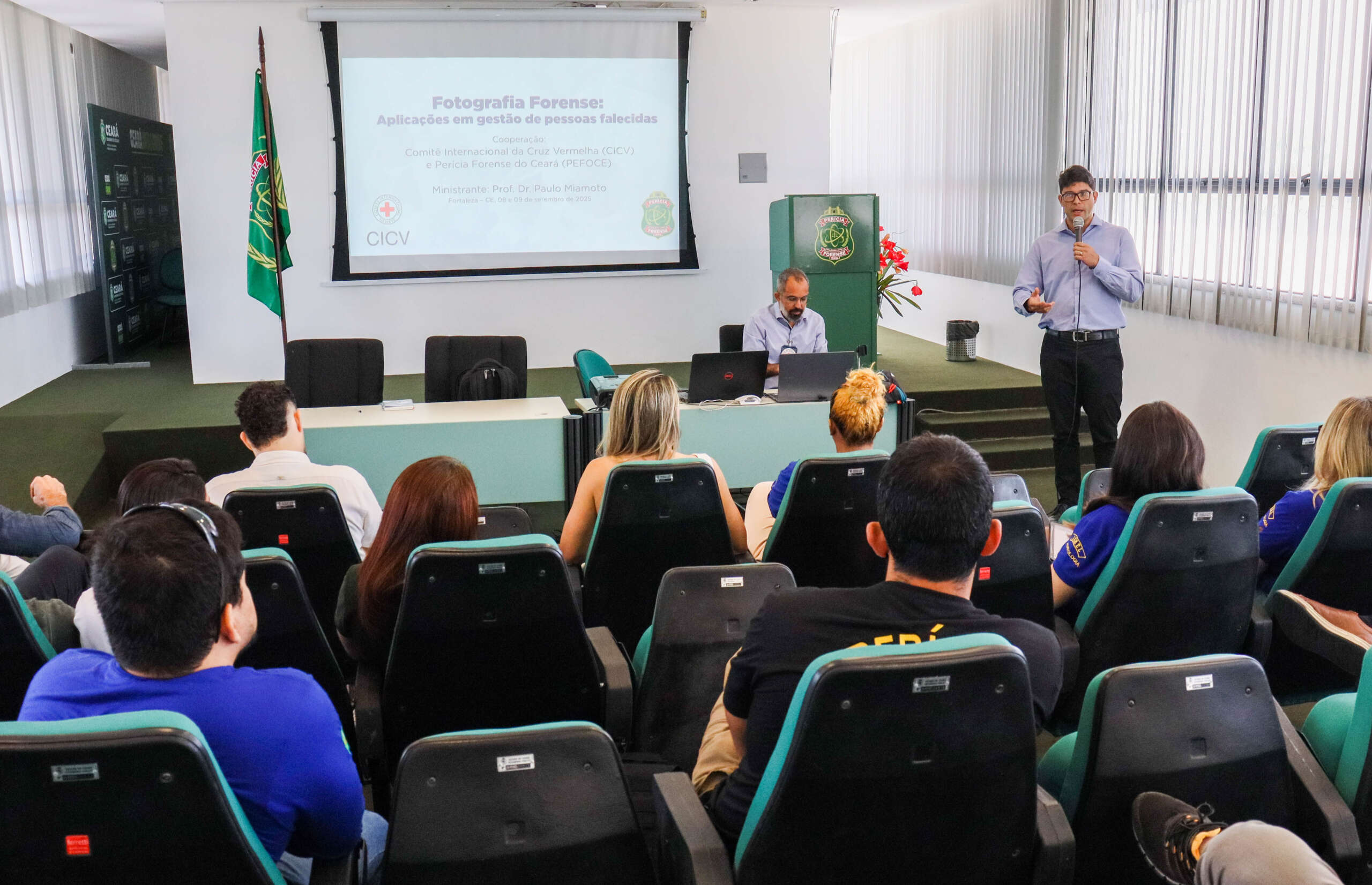 Pefoce promove curso de Fotografia Forense em parceria com o Comitê Internacional da Cruz Vermelha