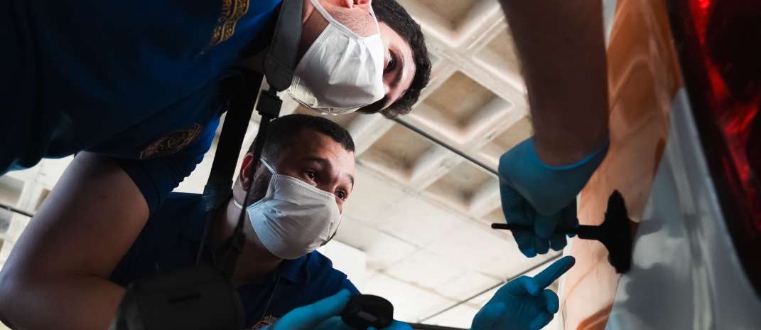 Pefoce realiza simulação de perícia em local de crime durante Mundo SSPDS