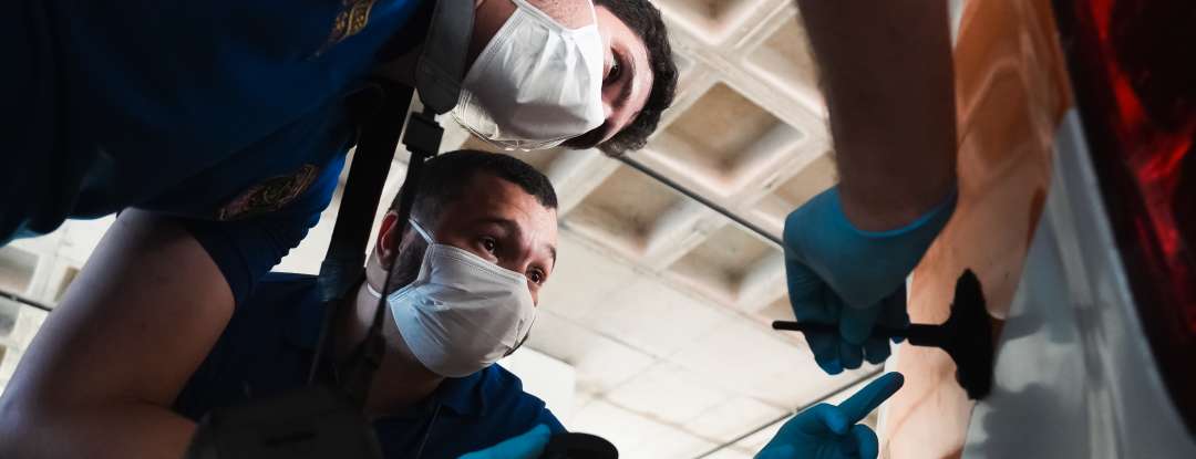 Pefoce realiza simulação de perícia em local de crime durante Mundo SSPDS