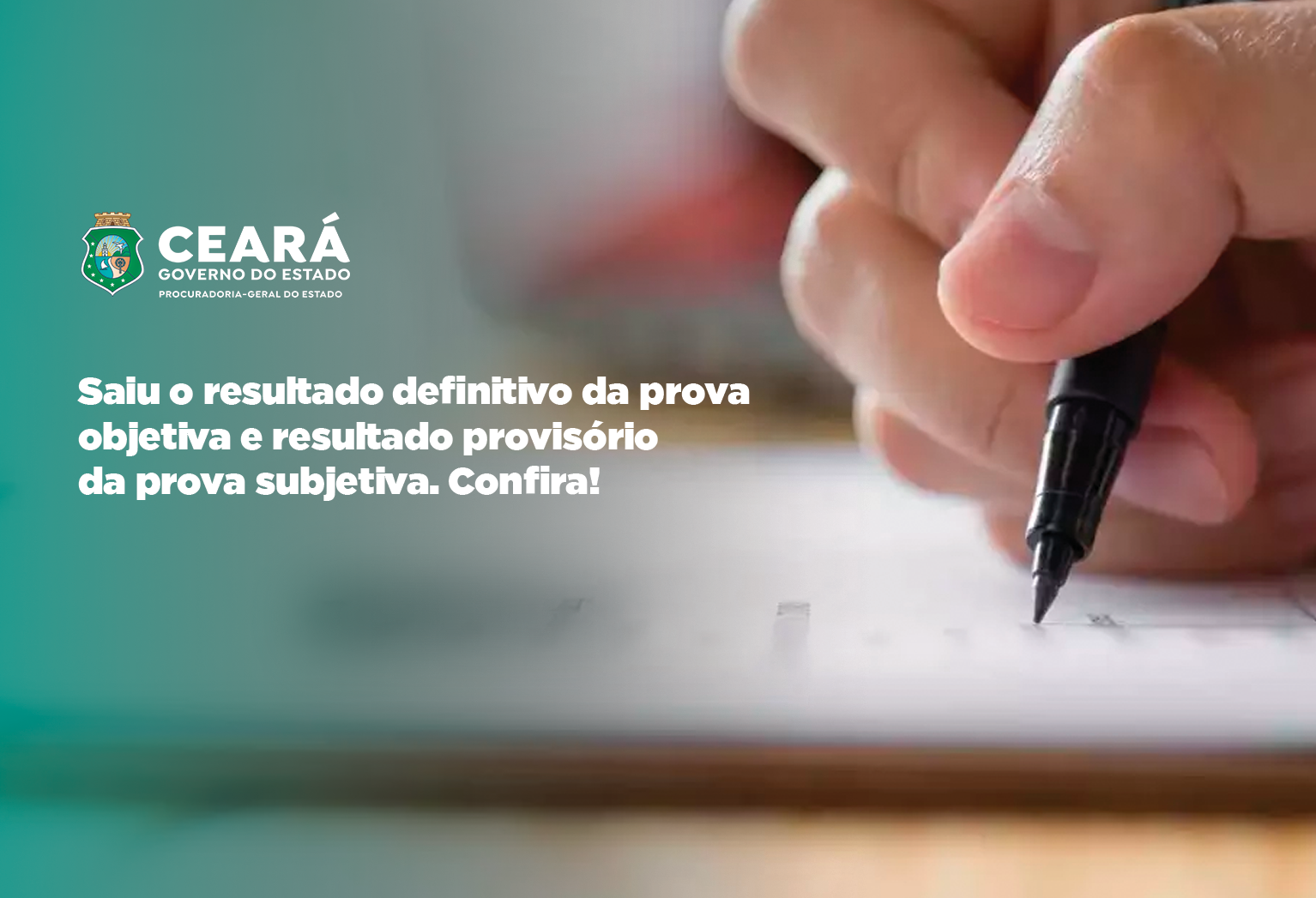 PGE-CE divulga resultado de mais uma etapa da seleção do Estágio de Pós-Graduação