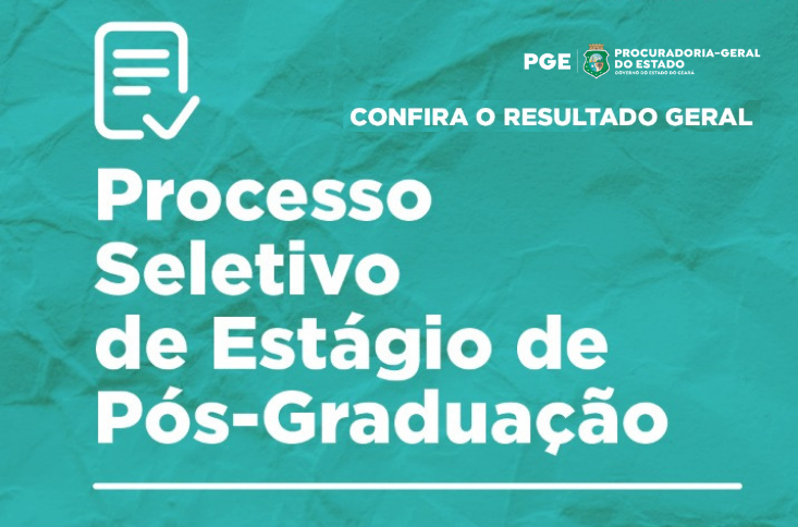 Resultado Final da Seleção do Estágio de Pós Graduação