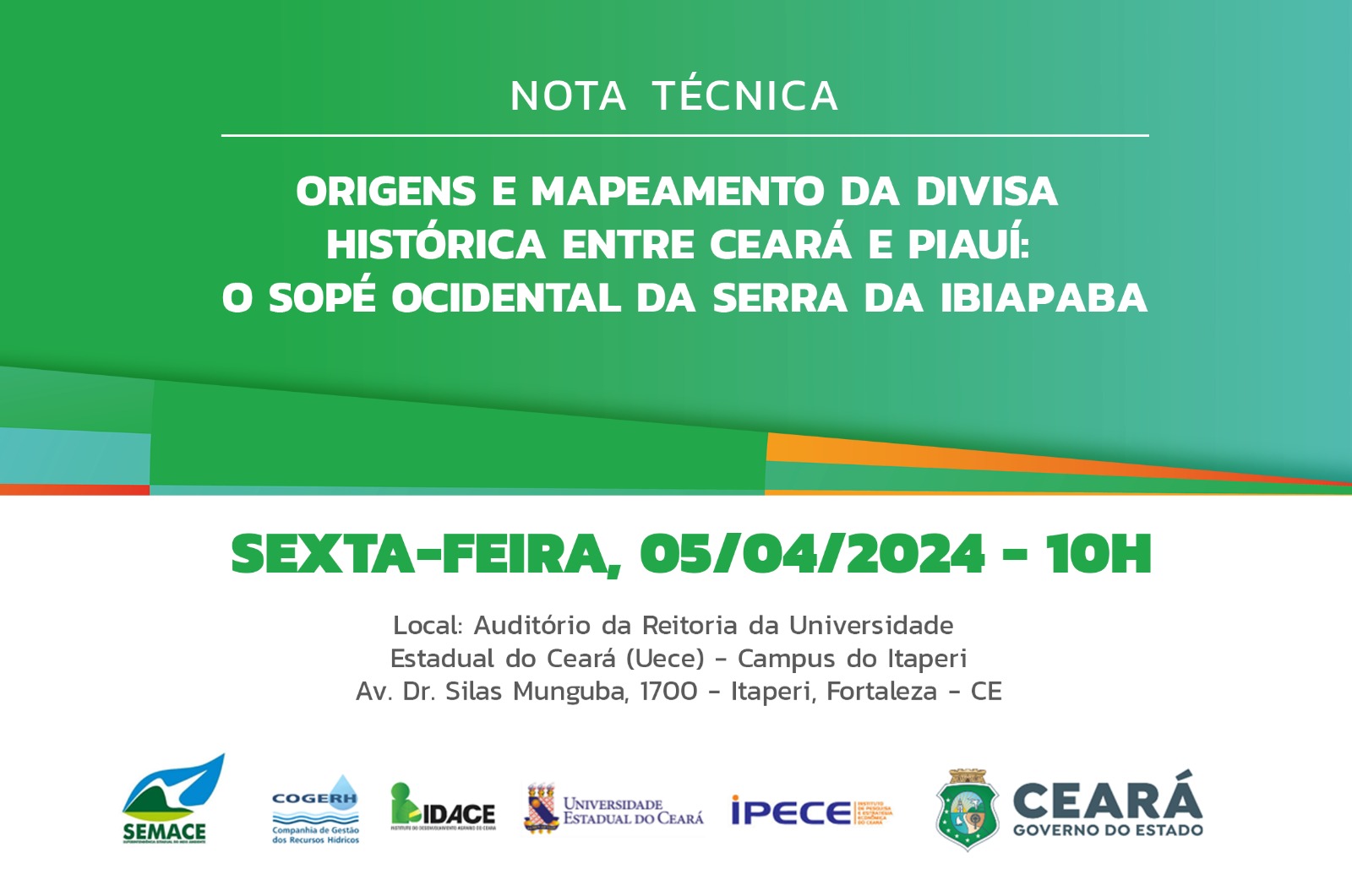 GT do Litígio identifica limite exato do sopé da Serra da Ibiapaba e comprova que área sempre pertenceu ao Ceará