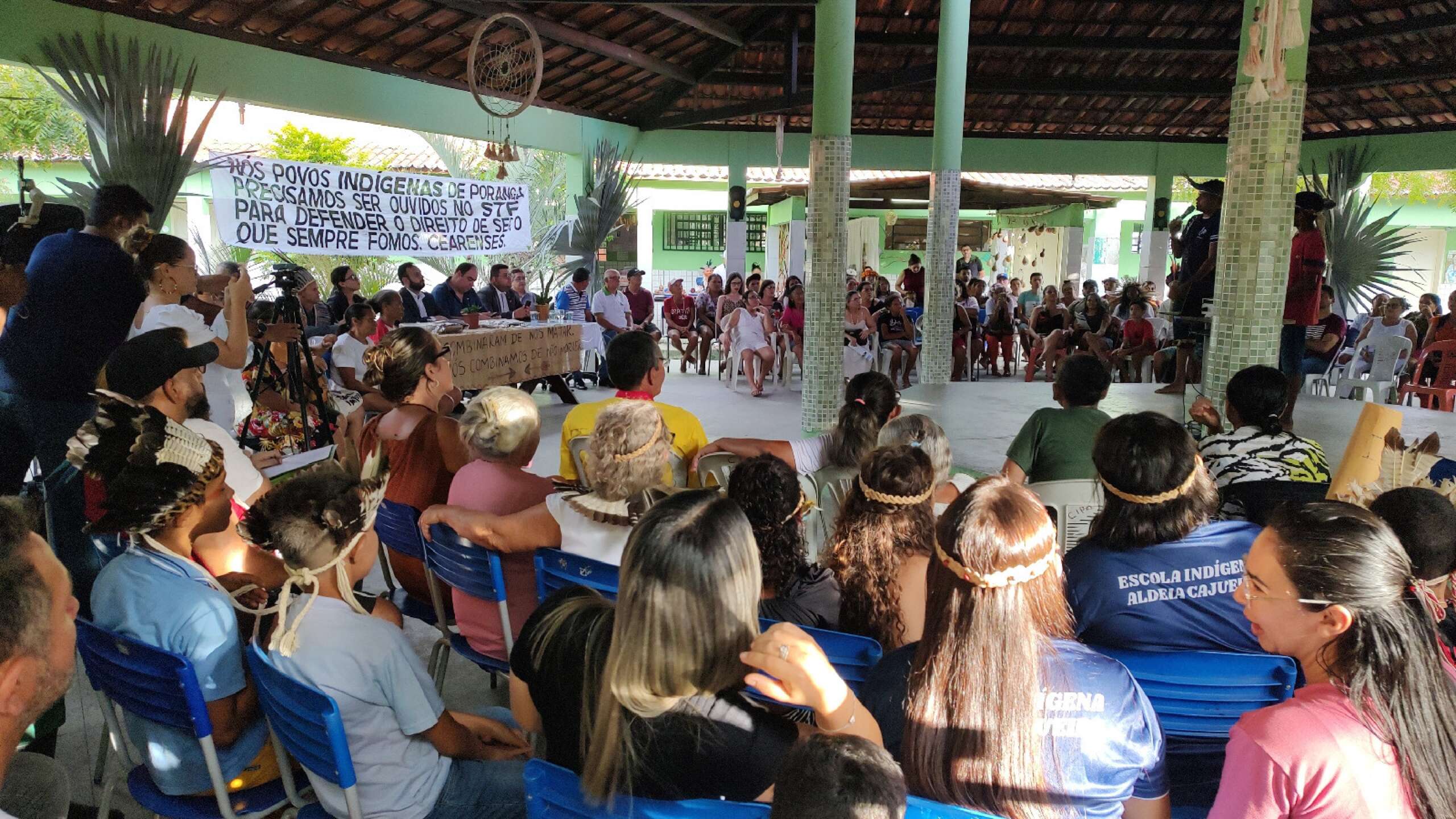 Indígenas de Poranga reafirmam pertencimento durante audiência pública que analisou os impactos causados pela disputa territorial entre Ceará e Piauí