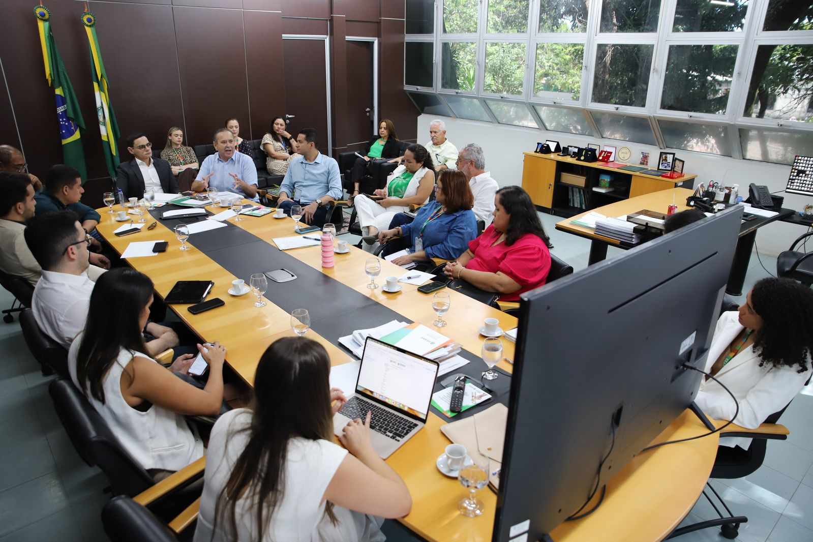 PGE-CE recebe integrantes do Comitê Intersetorial de Governança do Ceará Sem Fome
