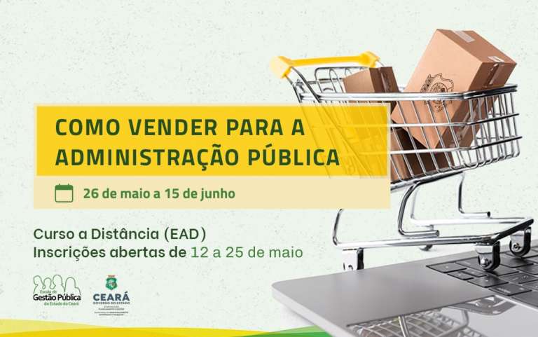 EGPCE abre inscrições para o curso Como Vender Para a Administração Pública em parceria com a Seplag e Sedet
