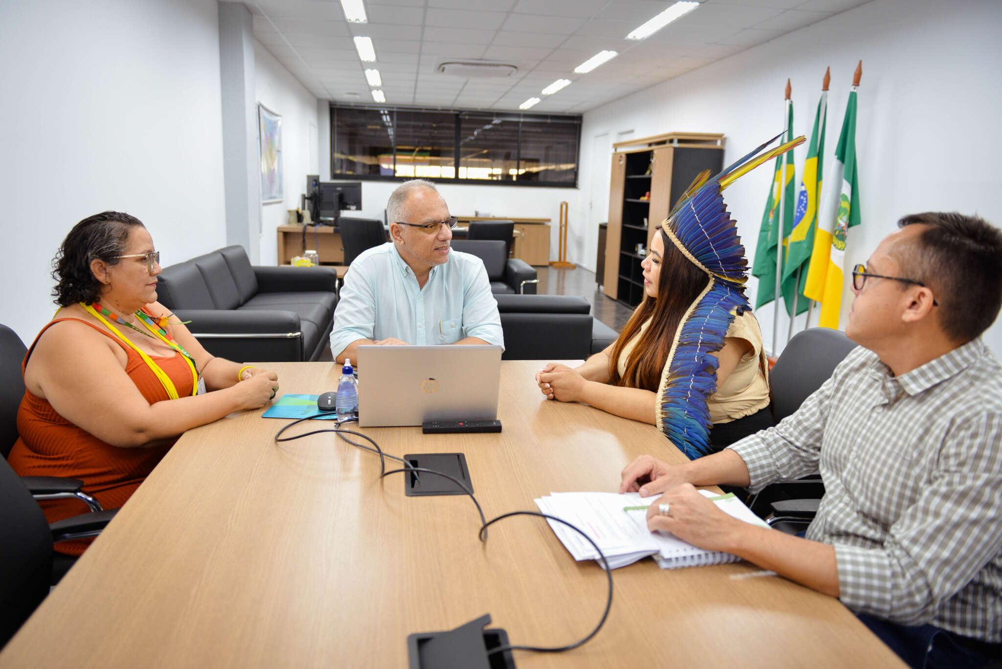 SSPDS e Secretaria dos Povos Indígenas reafirmam compromisso com a segurança dos povos originários