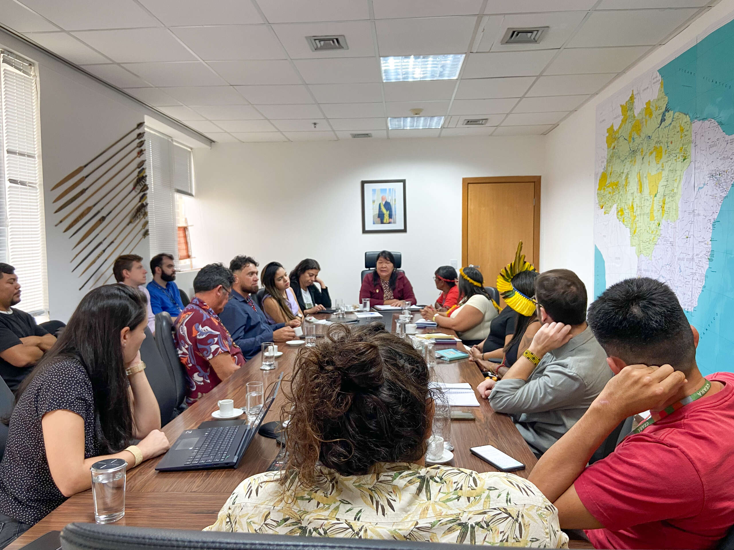 SEPINCE participa de reunião com presidente da FUNAI