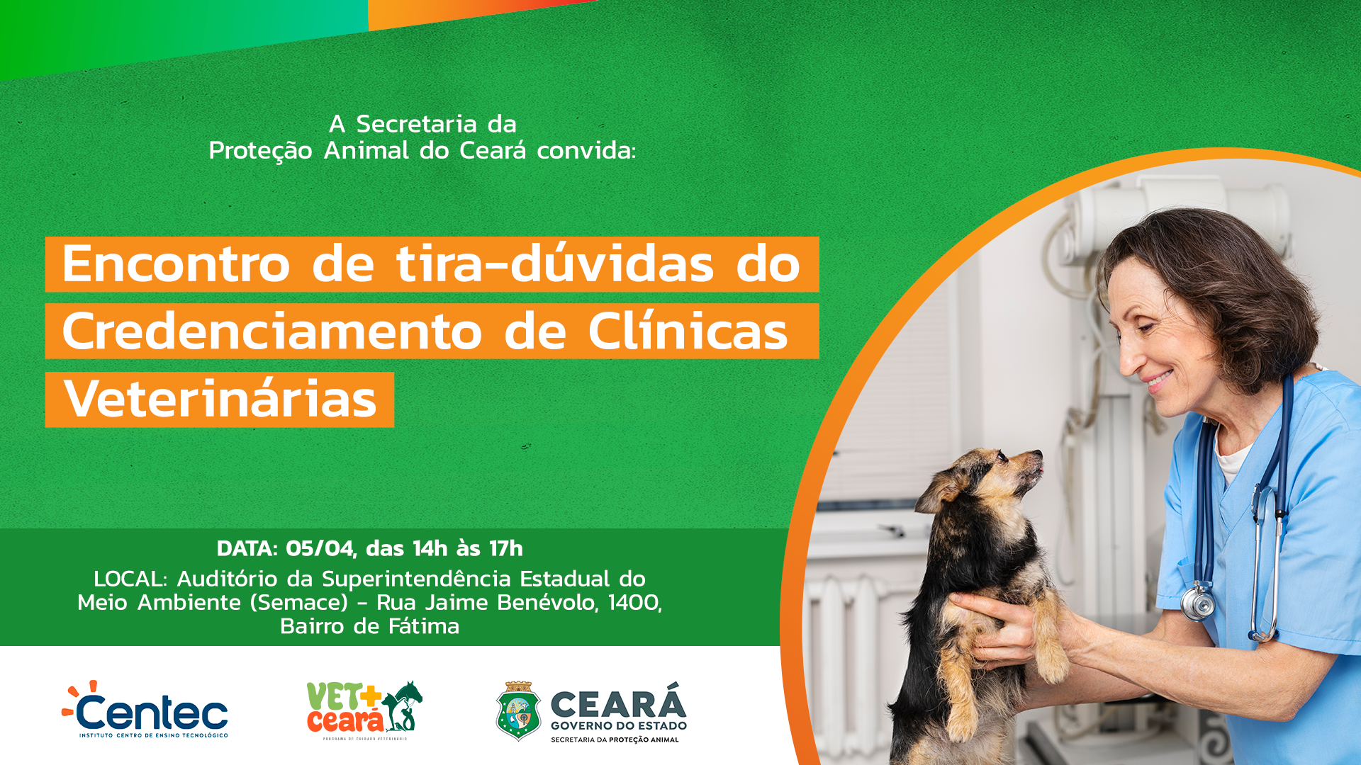 Vet+Ceará: Sepa promove encontro de tira-dúvidas para clínicas interessadas no credenciamento