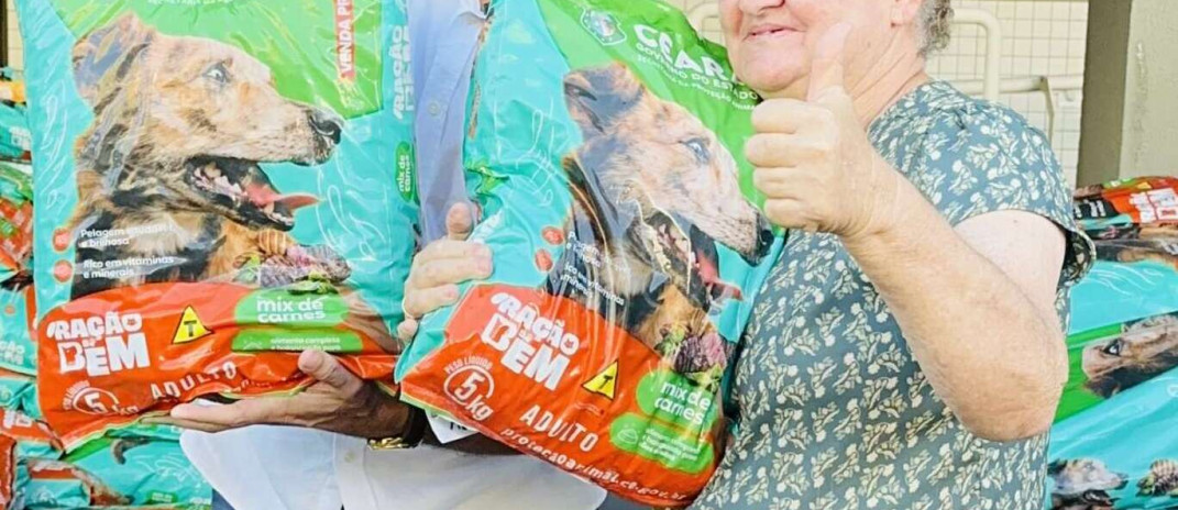 Proteção Animal: Ração do Bem chega a Fortaleza e segue para o Cariri e Inhamuns