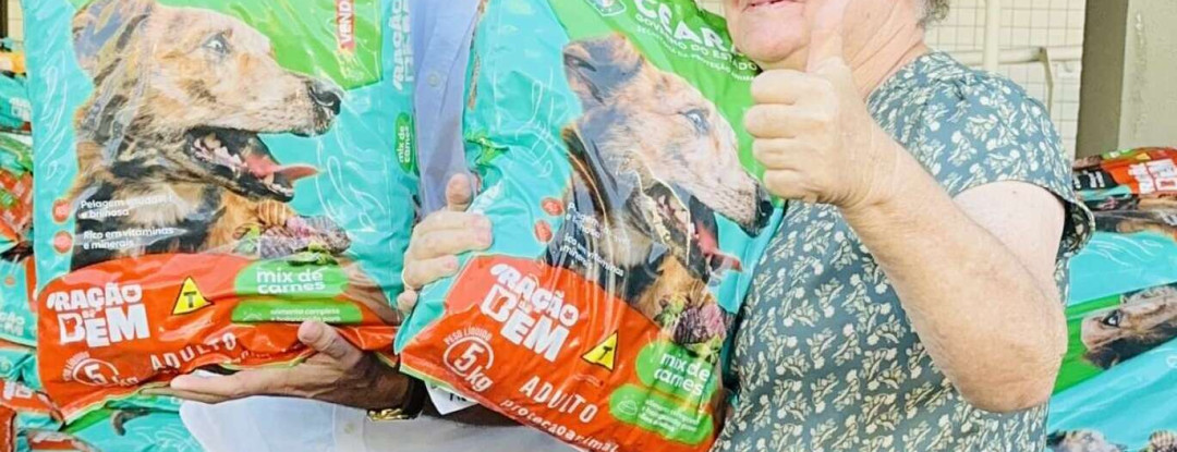 Proteção Animal: Ração do Bem chega a Fortaleza e segue para o Cariri e Inhamuns