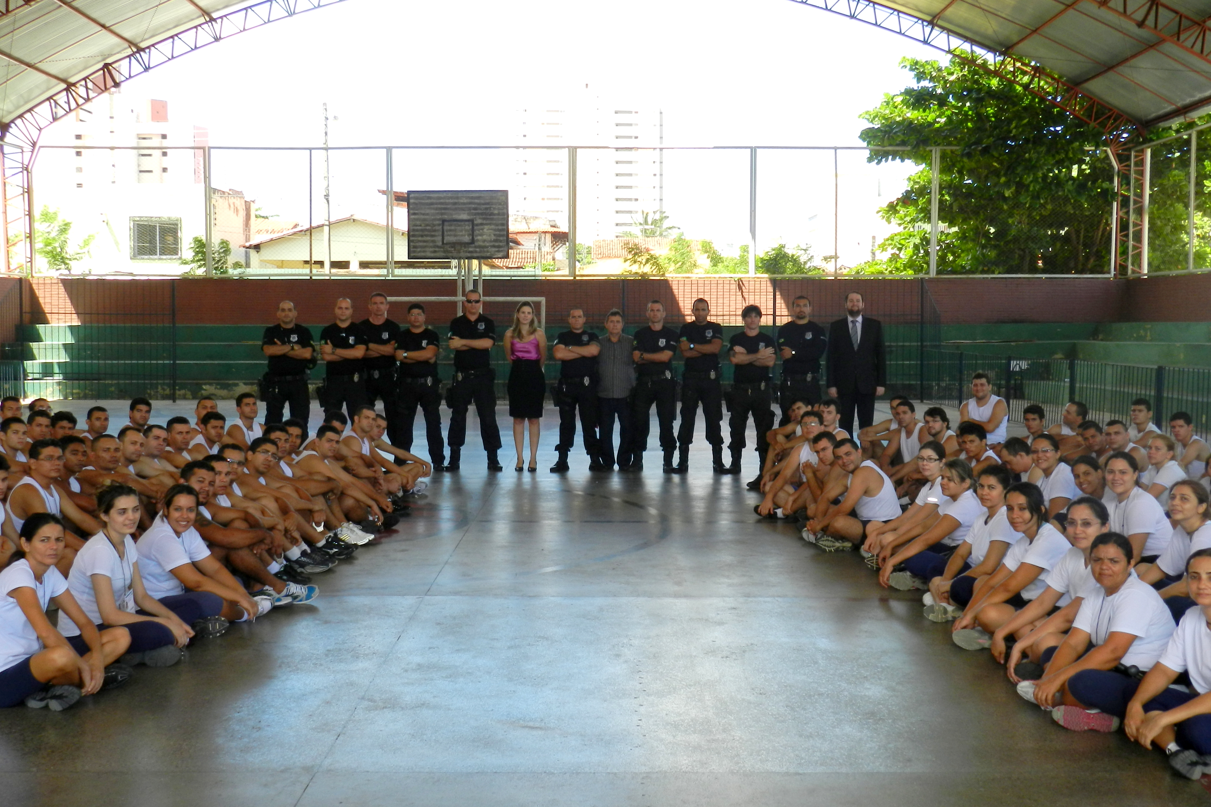 Candidatos do Concurso de Agentes Penitenciários tem aulas práticas no IEC