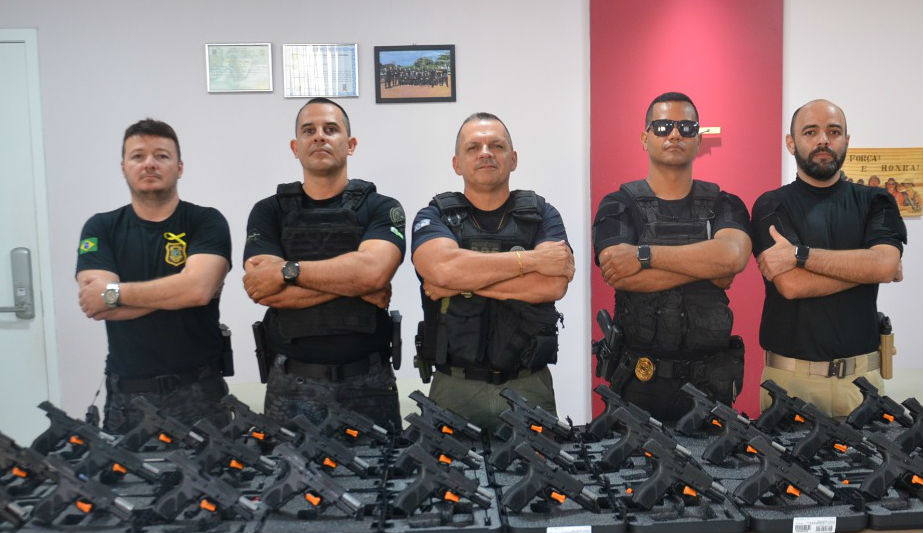 Secretaria da Administração Penitenciária recebe 1.751 novas pistolas
