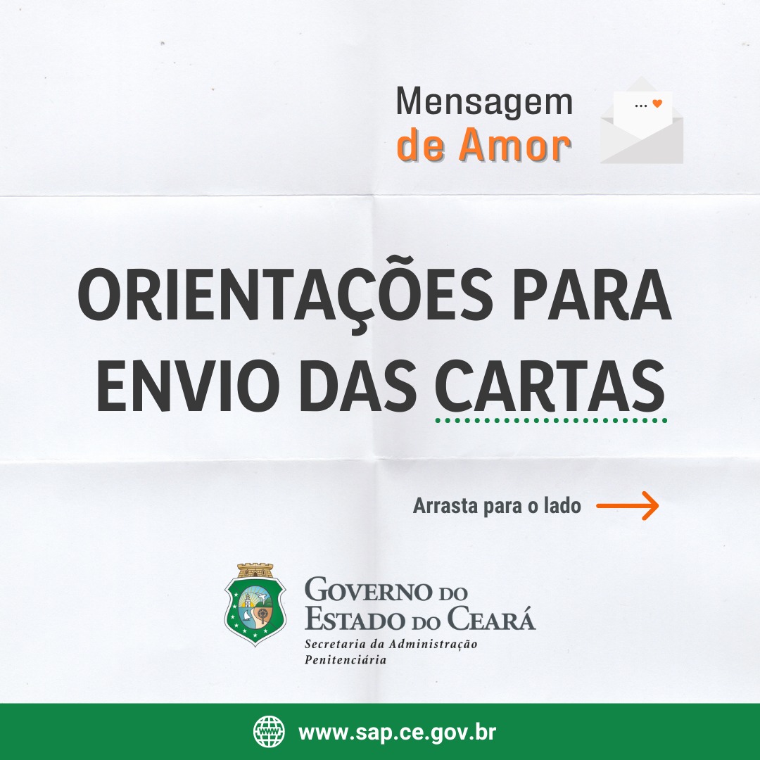 SAP retoma carta/e-mail para comunicação entre internos e familiares