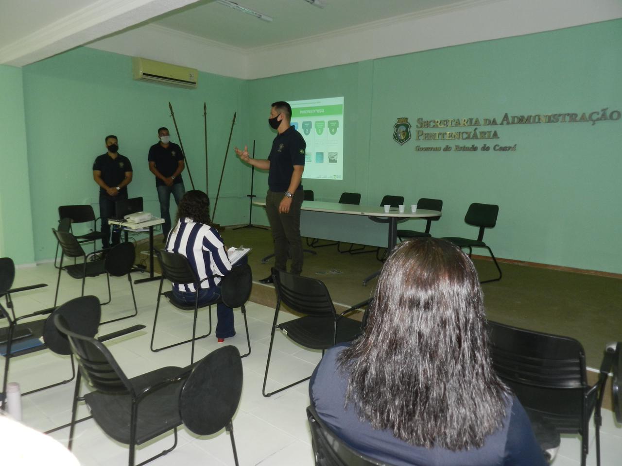 SAP recebe comitiva da Secretaria Nacional de Segurança Pública para discutir ações do Programa Nacional de Qualidade de Vida junto aos policiais penais