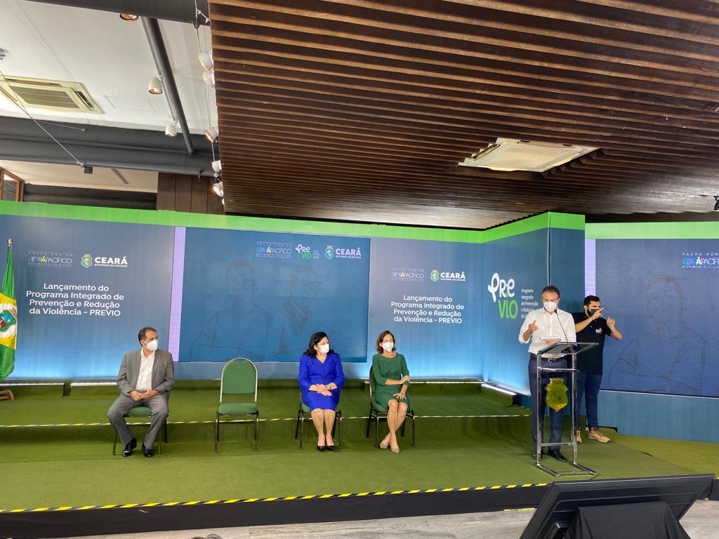 SAP participa de lançamento do Programa Integrado de Prevenção e Redução da Violência (PReVio) do Governo do Ceará