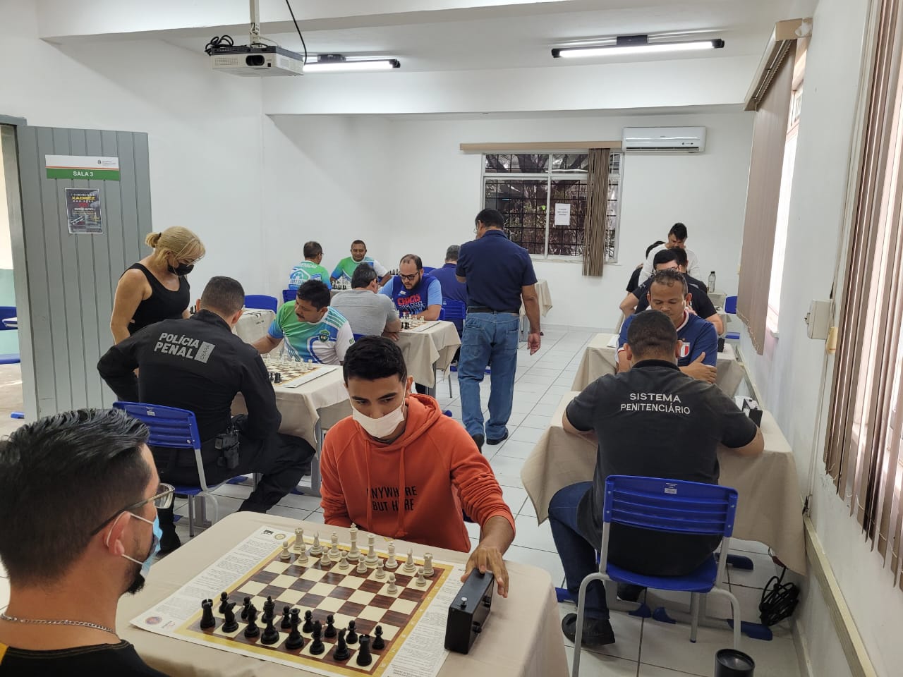 SAP promove 1º Torneio de Xadrez para policiais penais e colaboradores