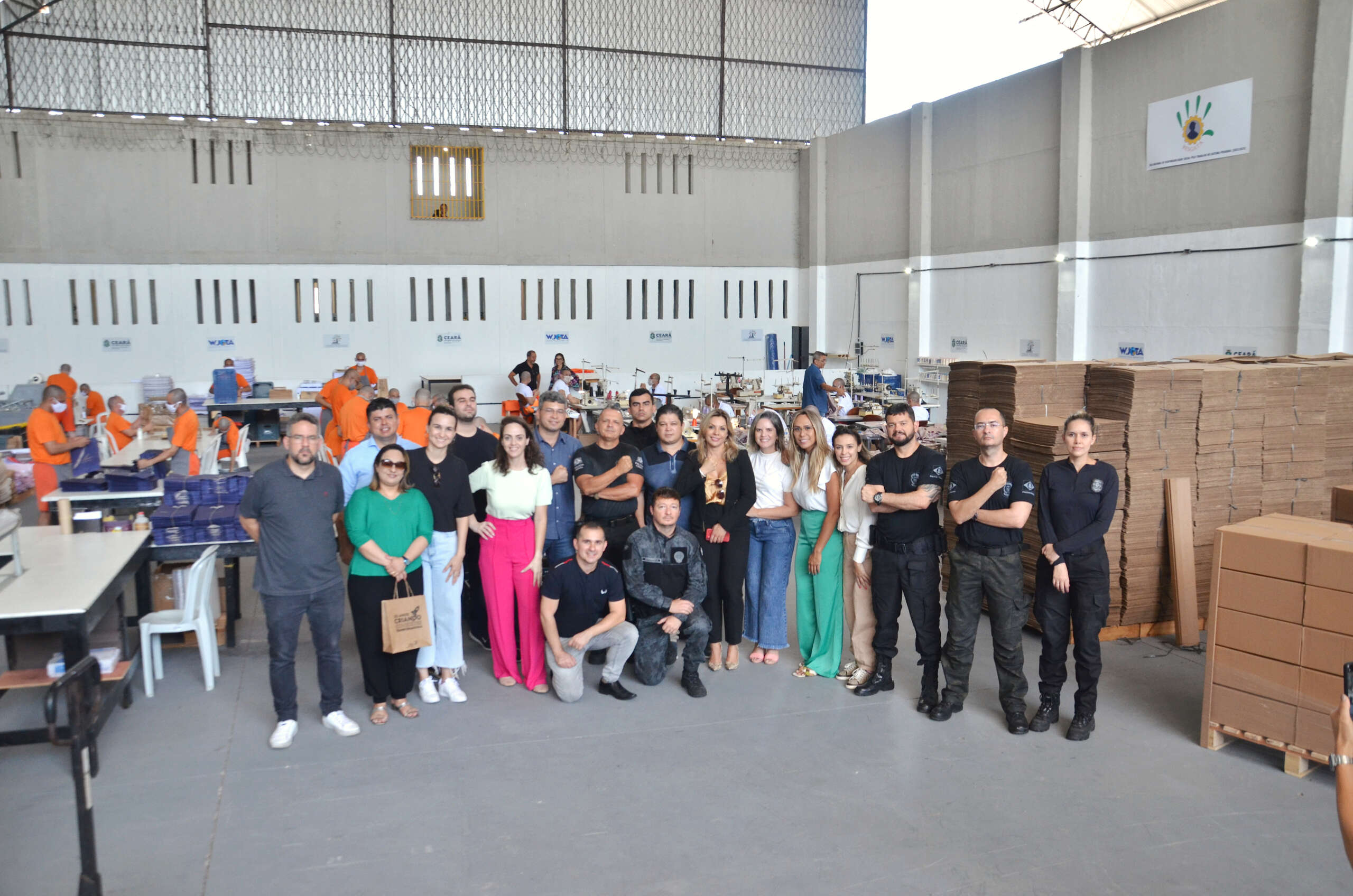 Empresários da CDL Jovem de Fortaleza realizam visita técnica no sistema prisional cearense