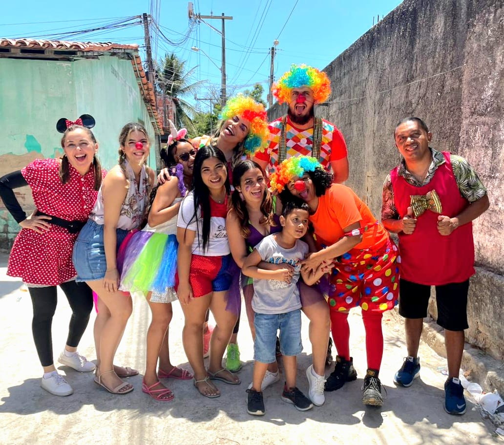 Policiais Penais promovem ação social com crianças da comunidade de Sabiaguaba