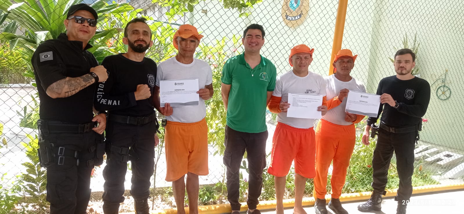 Secretarias da Administração Penitenciária e do Meio Ambiente promovem capacitação sobre arborização para internos da Unidade prisional da Pacatuba