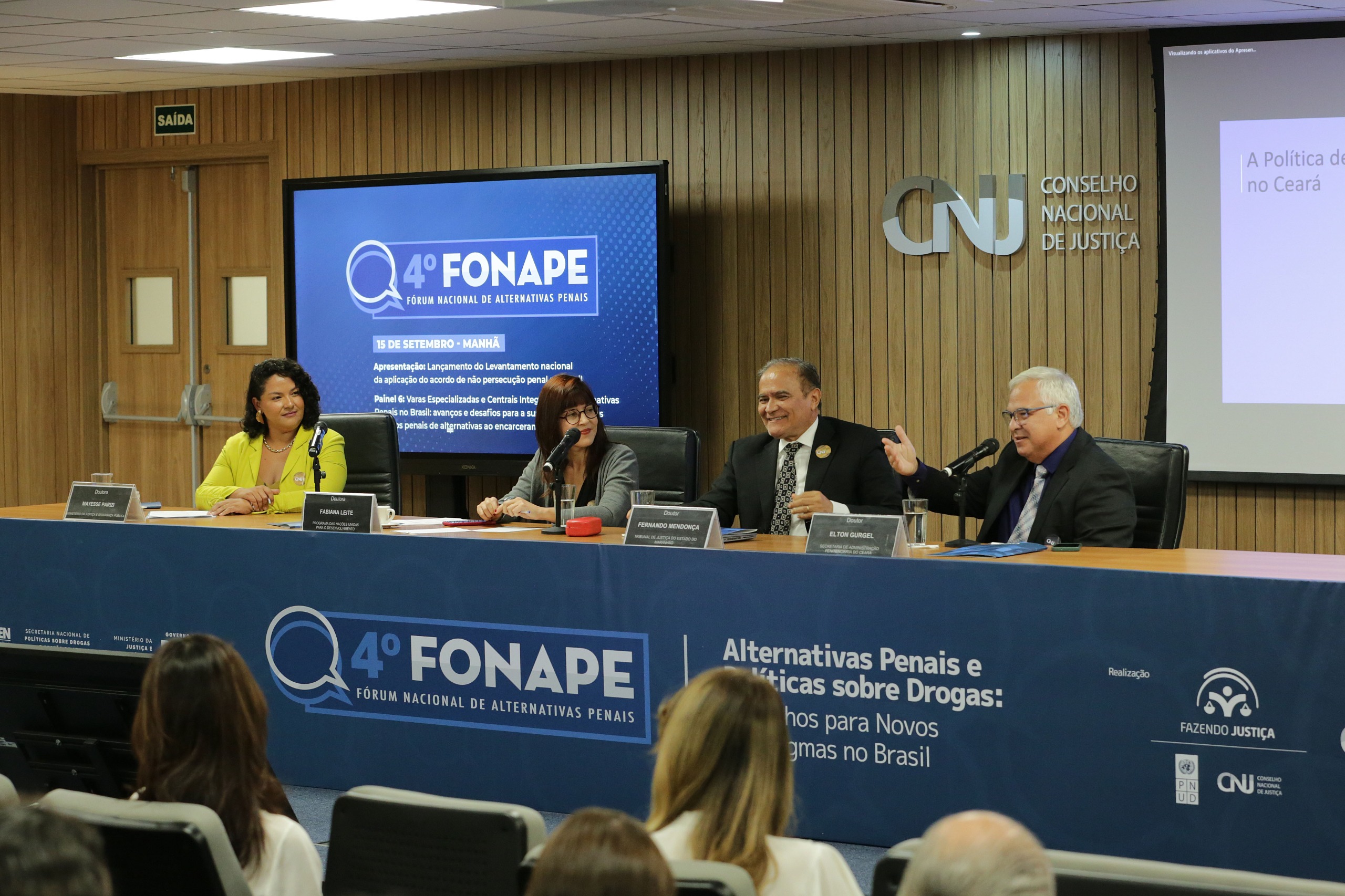 SAP participa do 4º Fórum Nacional de Alternativas Penais