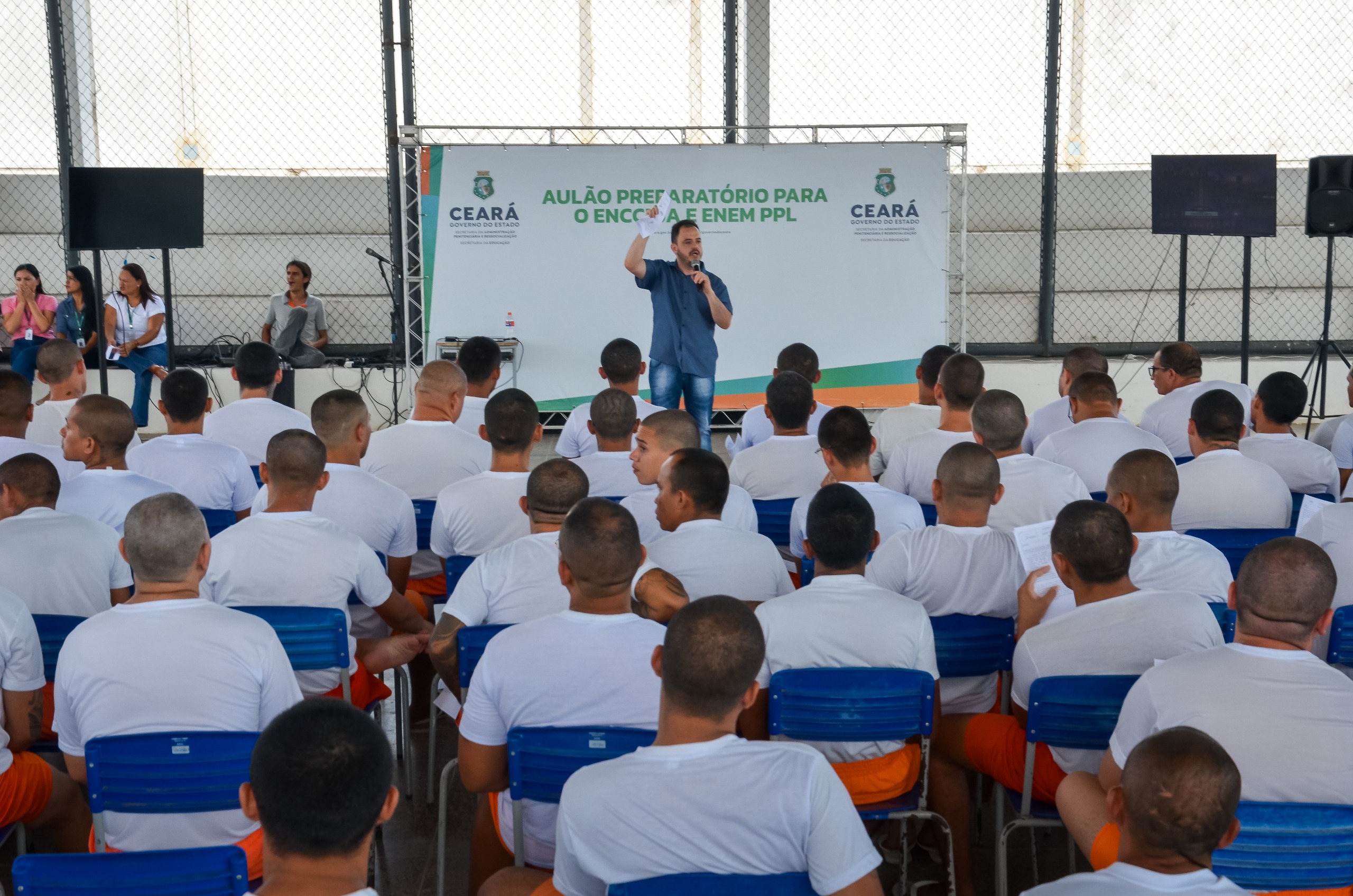 Internos da UP Sobral participam de aulão preparatório para o Enem PPL 2023